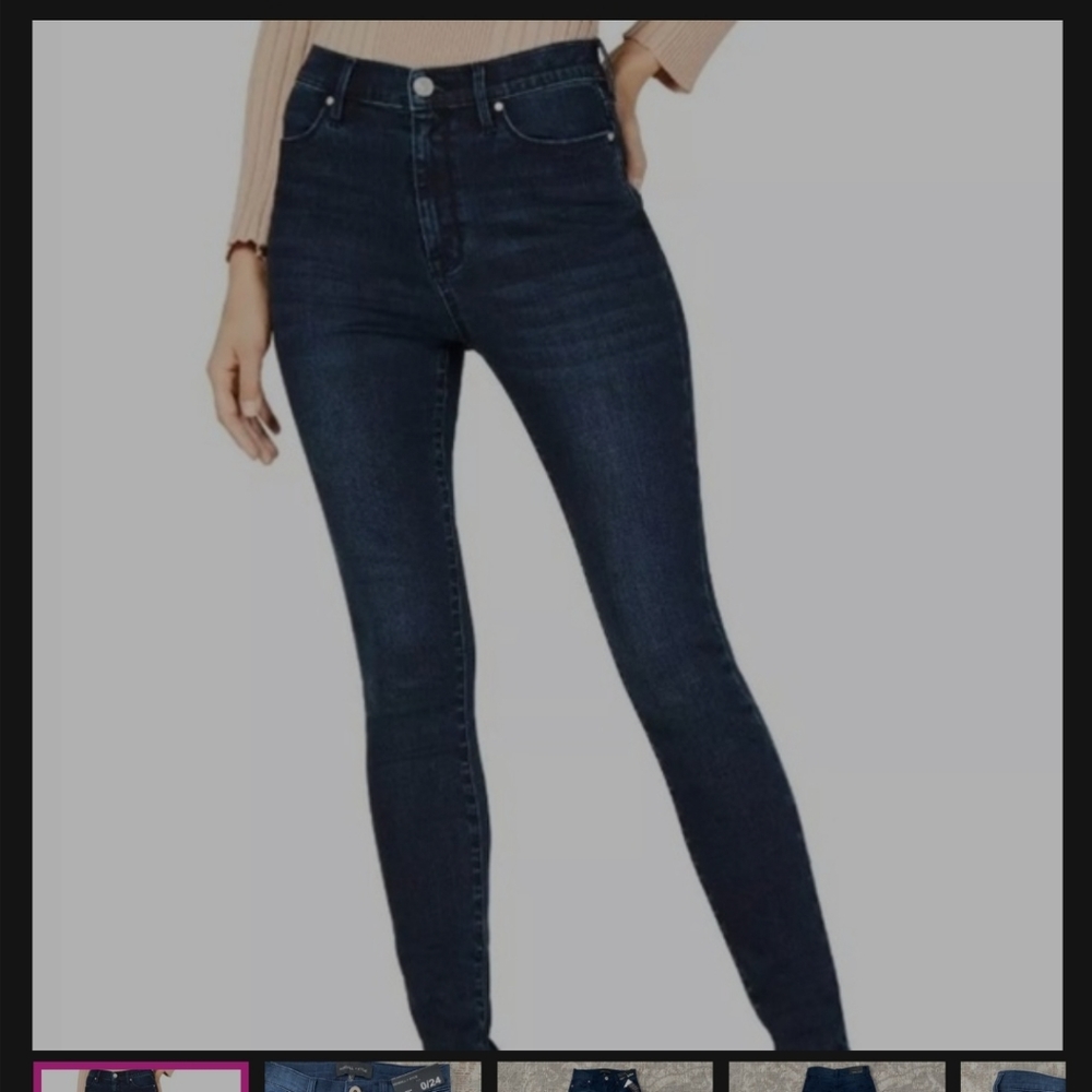 kendall & kylie high rise stretch jeans